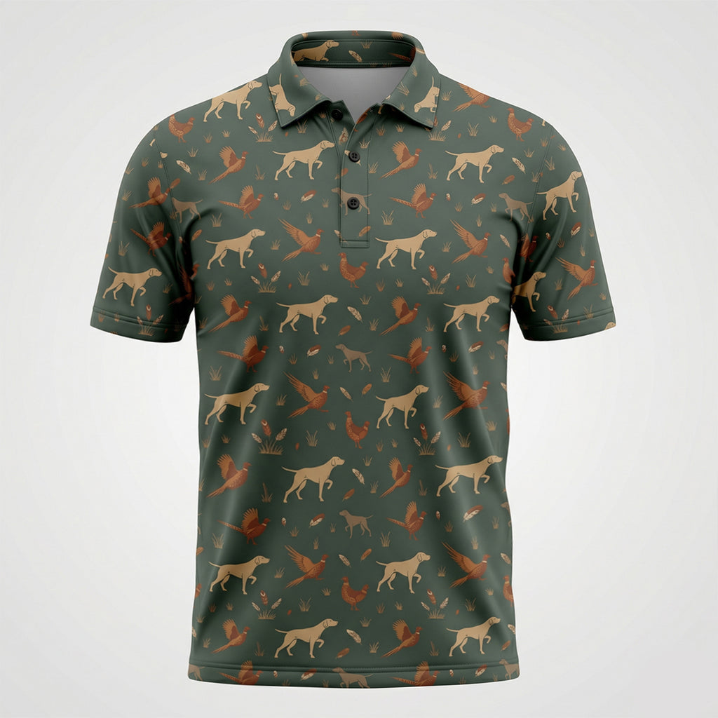 Upland Pheasant Hunting - Polo Shirt PHPL1002