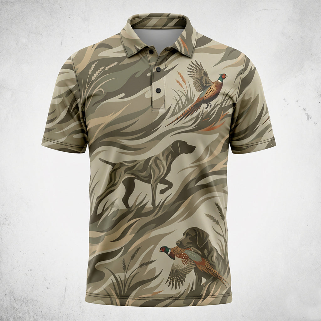 Upland Pheasant Hunting - Polo Shirt PHPL1006