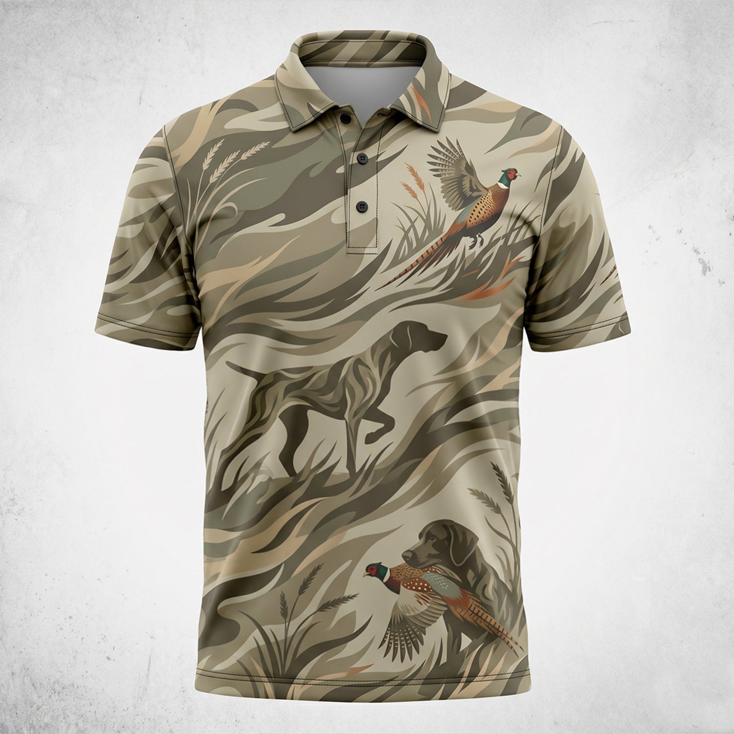 Upland Pheasant Hunting - Polo Shirt PHPL1006