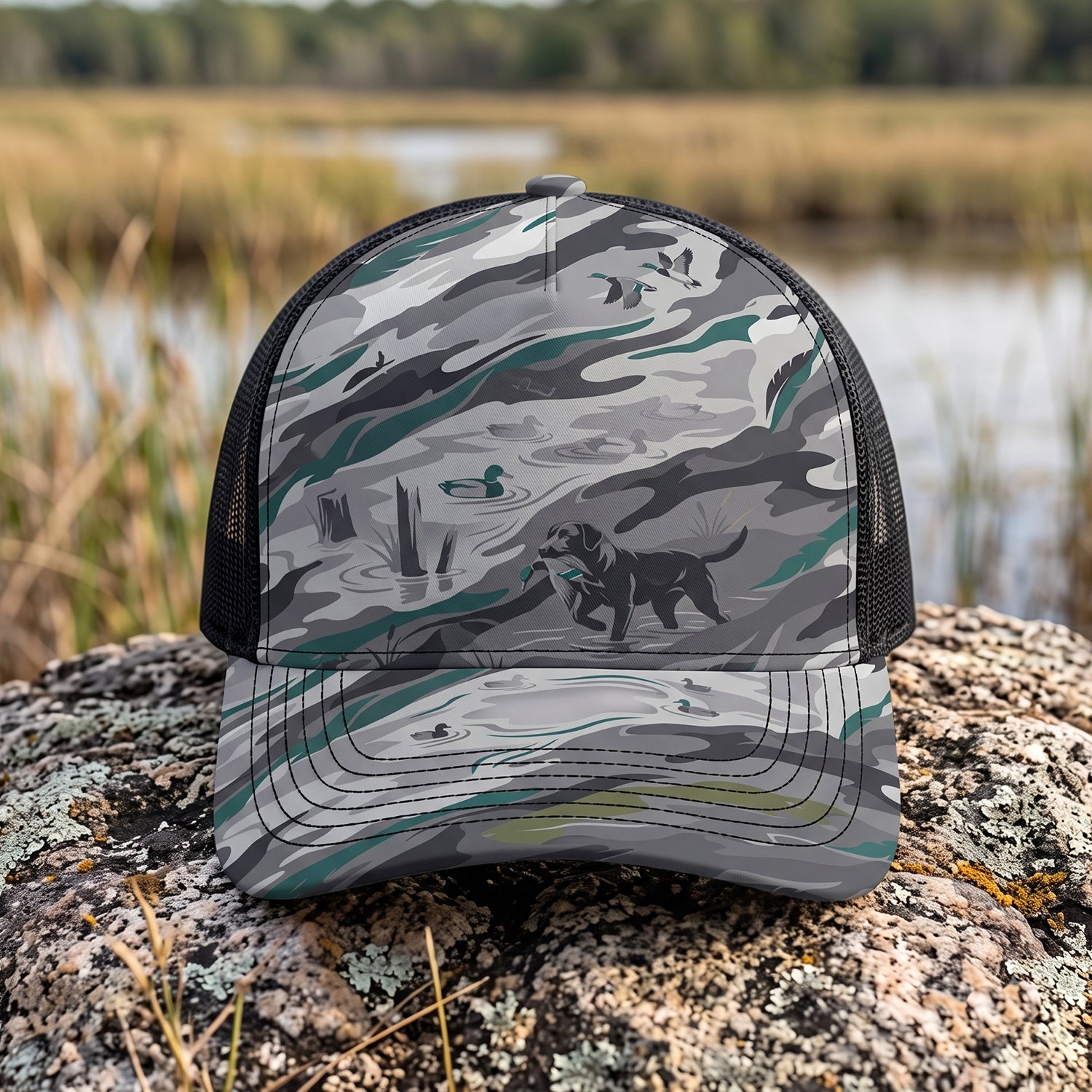 Duck Hunting - Outdoor Mesh Cap DUMC1006