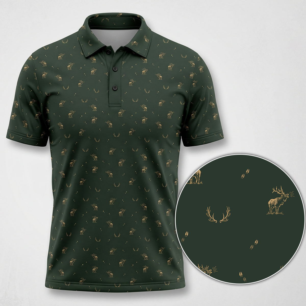 Elk Hunting - Polo Shirt EHPL1005