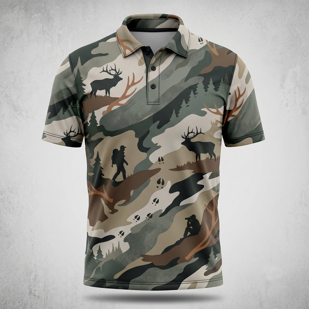 Elk Hunting - Polo Shirt EHPL1023