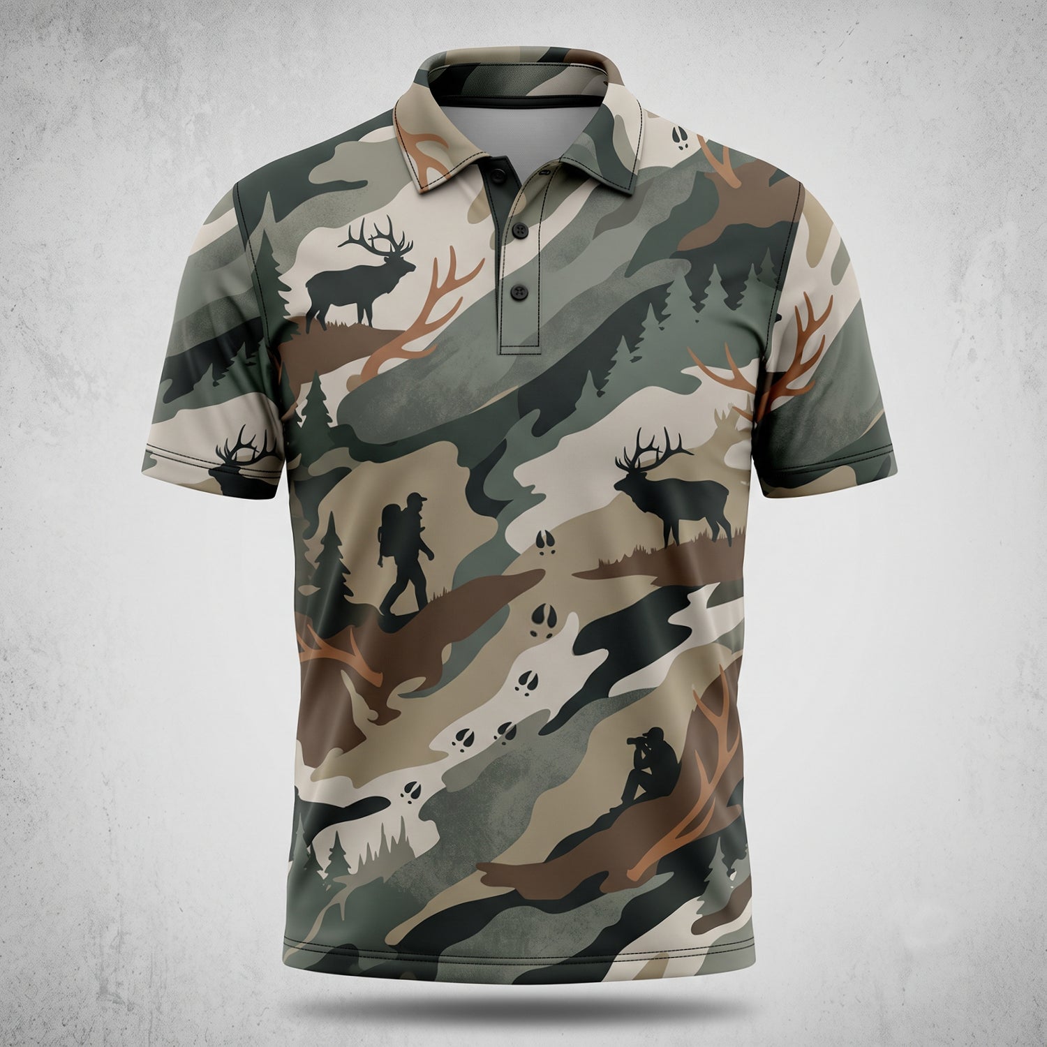 Elk Hunting - Polo Shirt EHPL1023