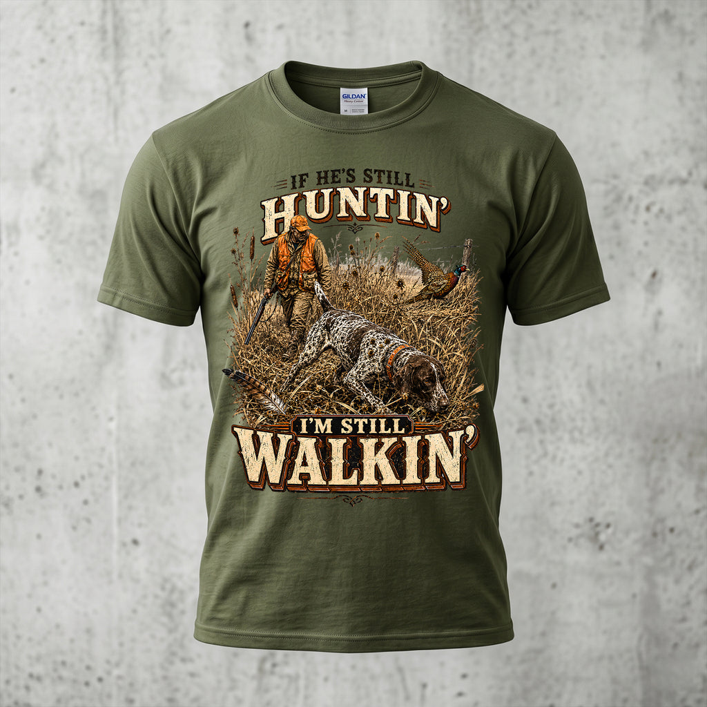 Upland Pheasant Hunting - Outdoor Cotton T-Shirt PHCT1030