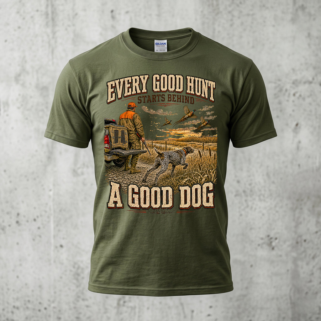 Upland Pheasant Hunting - Outdoor Cotton T-Shirt PHCT1037