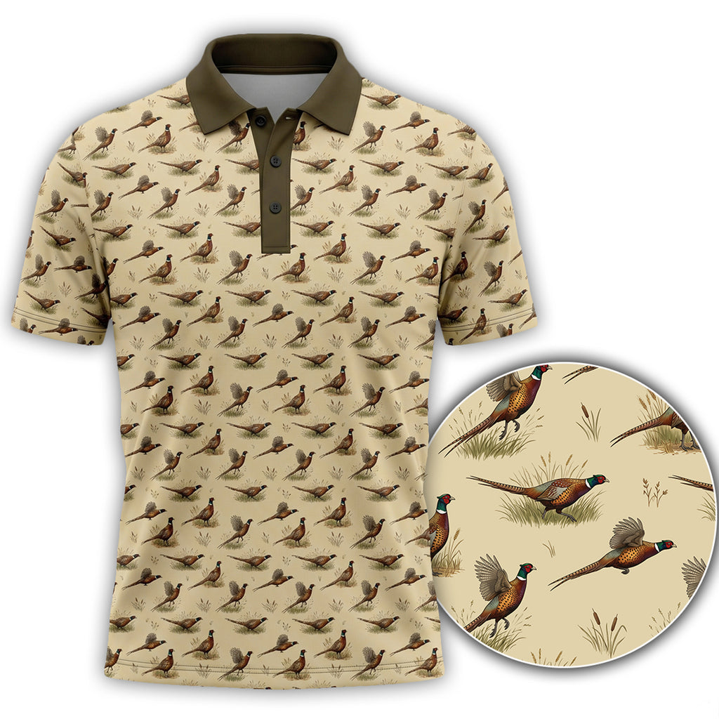 Upland Pheasant Hunting - Polo Shirt PHPL1001