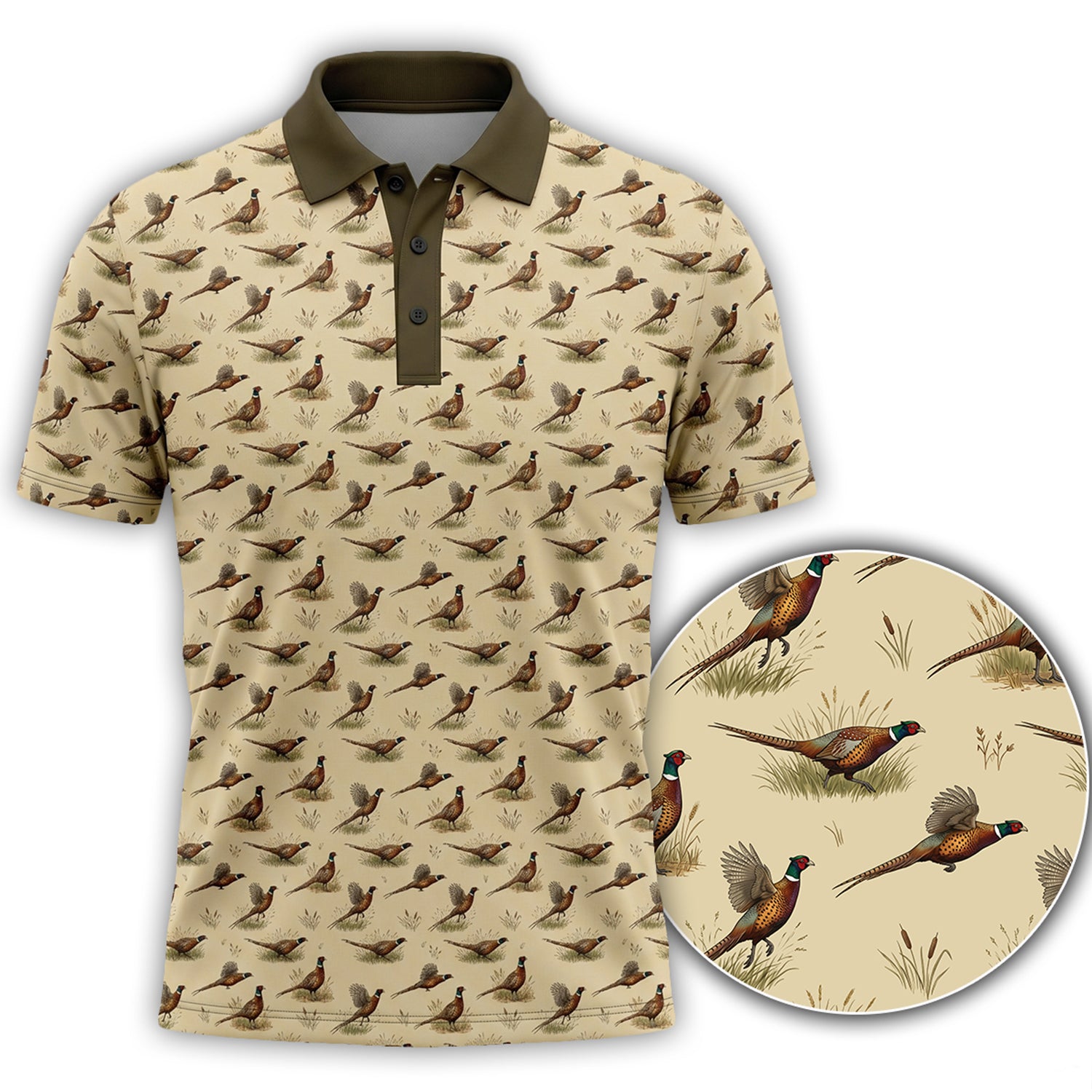 Upland Pheasant Hunting - Polo Shirt PHPL1001