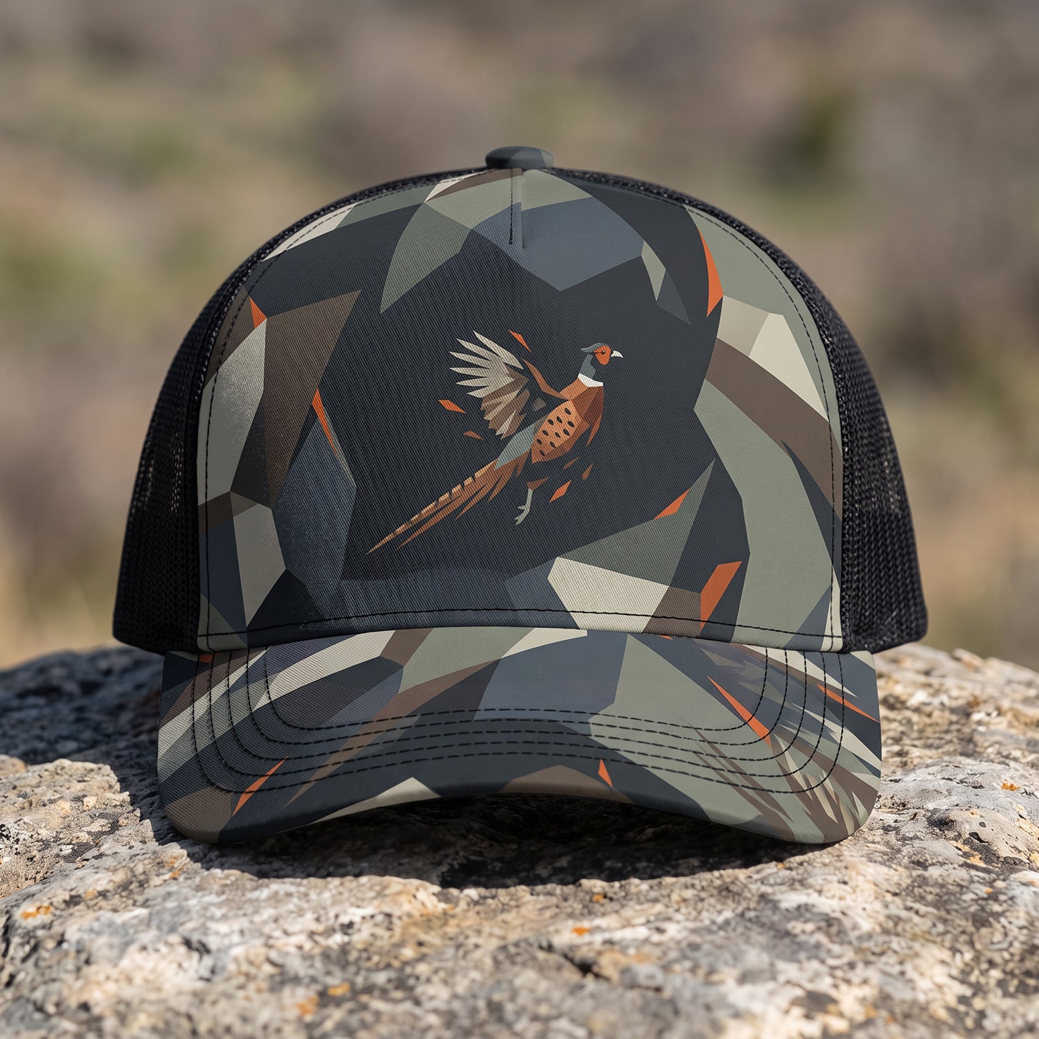Upland Pheasant Hunting - Mesh Cap UPHMC1009