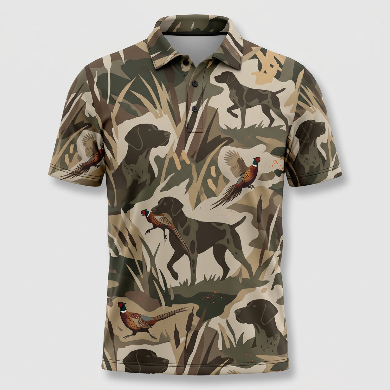 Upland Pheasant Hunting - Polo Shirt PHPL1021