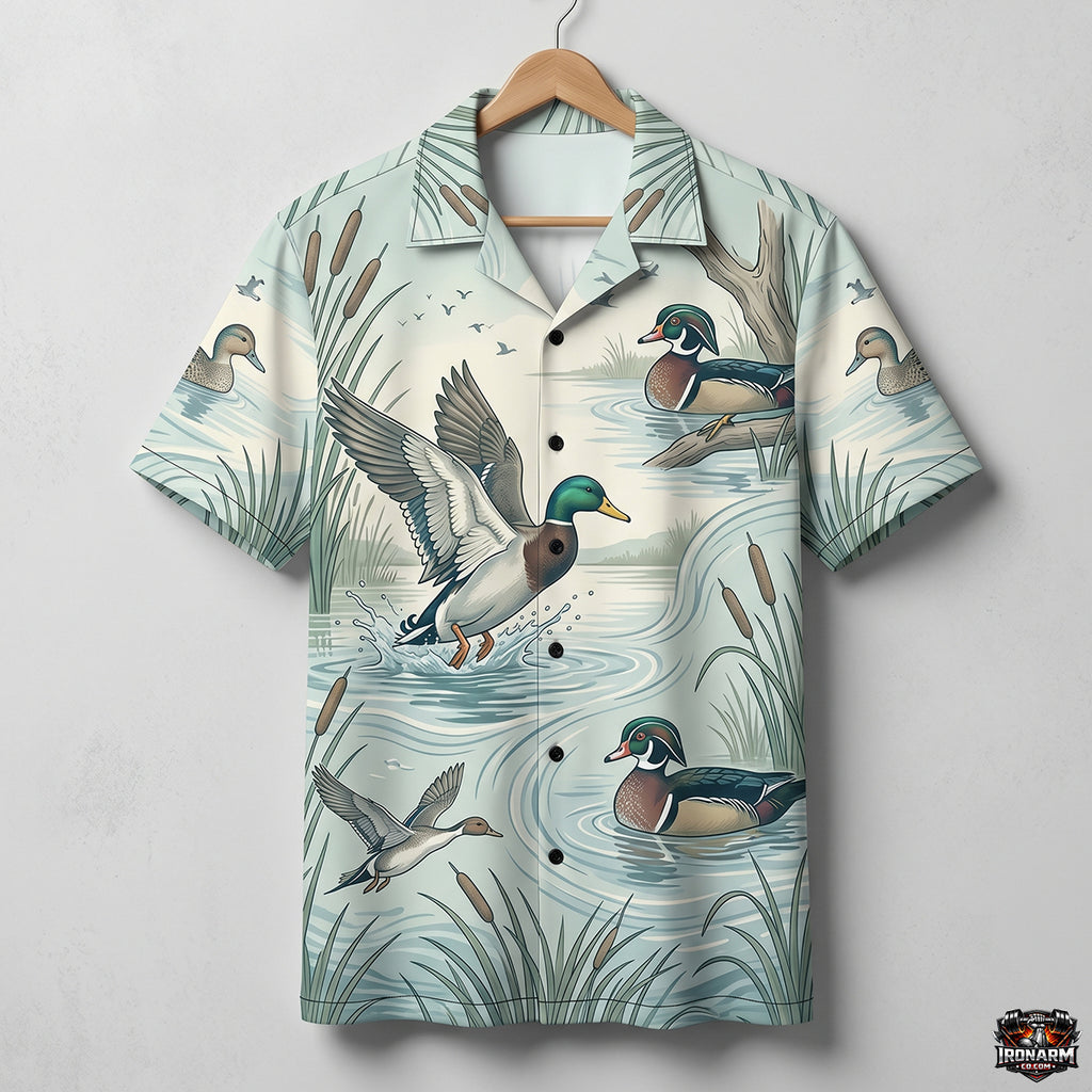 Mallard Paradise Collection - Hawaiian Shirt MPHS1005
