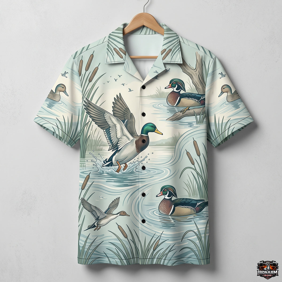Mallard Paradise Collection - Hawaiian Shirt MPHS1005