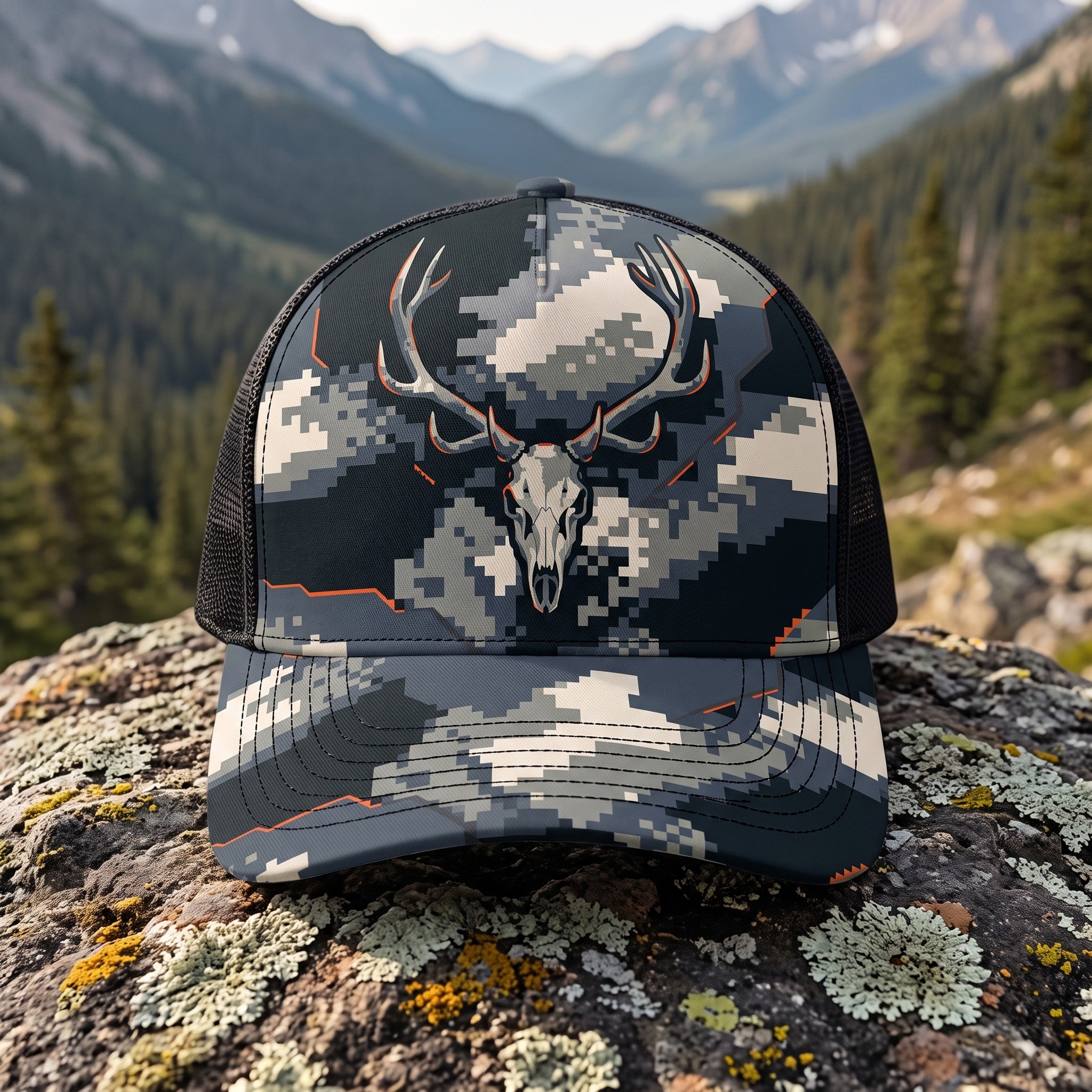 Elk Hunting - Outdoor Mesh Cap EHMC1009