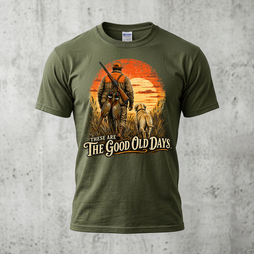 Upland Pheasant Hunting - Outdoor Cotton T-Shirt PHCT1010
