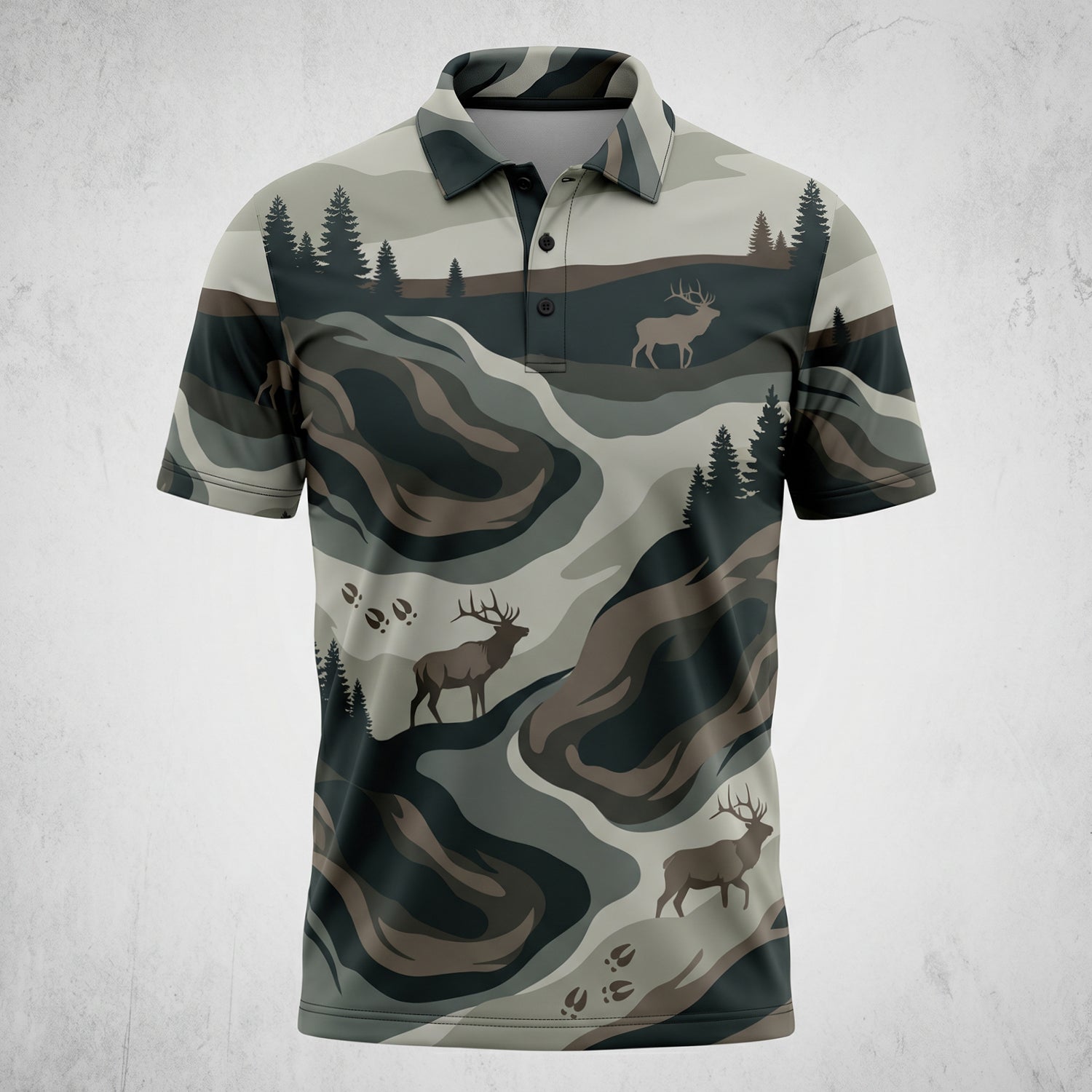 Elk Hunting - Polo Shirt EHPL1012