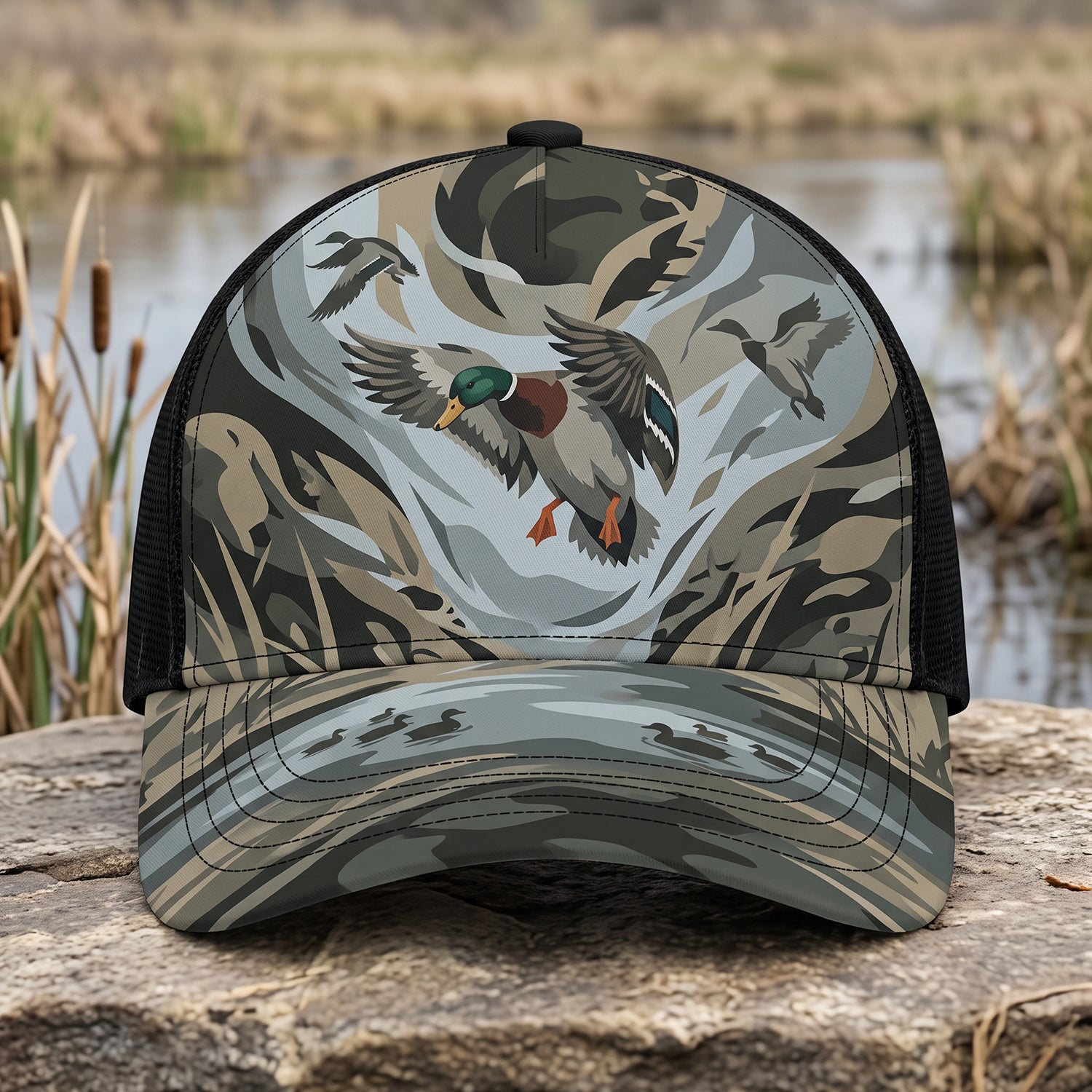 Duck Hunting - Outdoor Mesh Cap DUMC1002