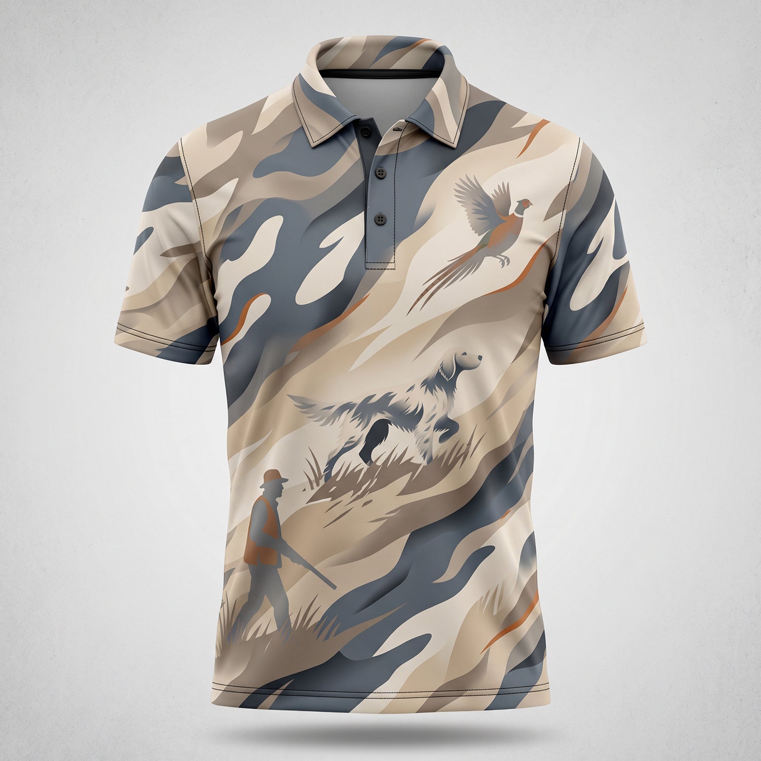 Upland Pheasant Hunting - Polo Shirt PHPL1016
