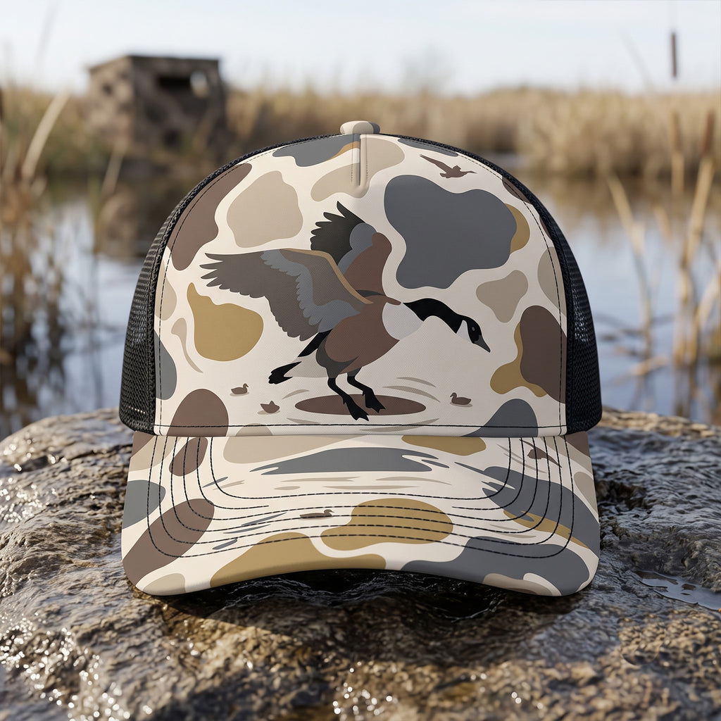 Waterfowl Goose Hunting - Outdoor Mesh Cap WGHMC1002