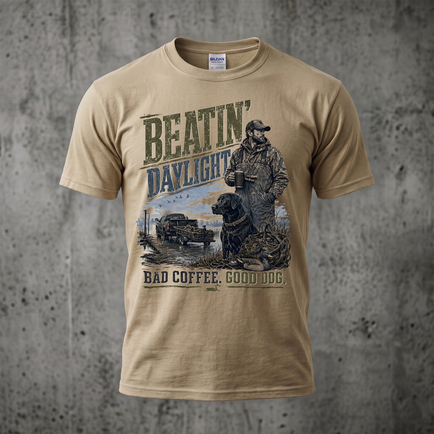 Duck Hunting - Outdoor Cotton T-Shirt DUCT1011