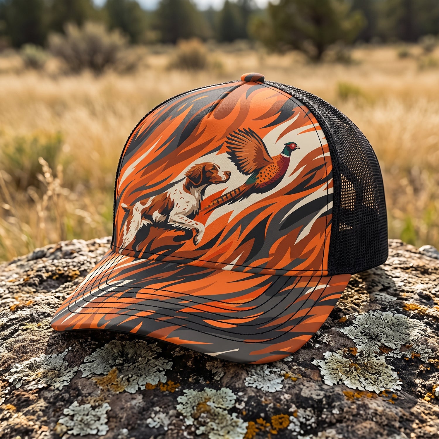 Upland Pheasant Hunting - Mesh Cap UPHMC1018