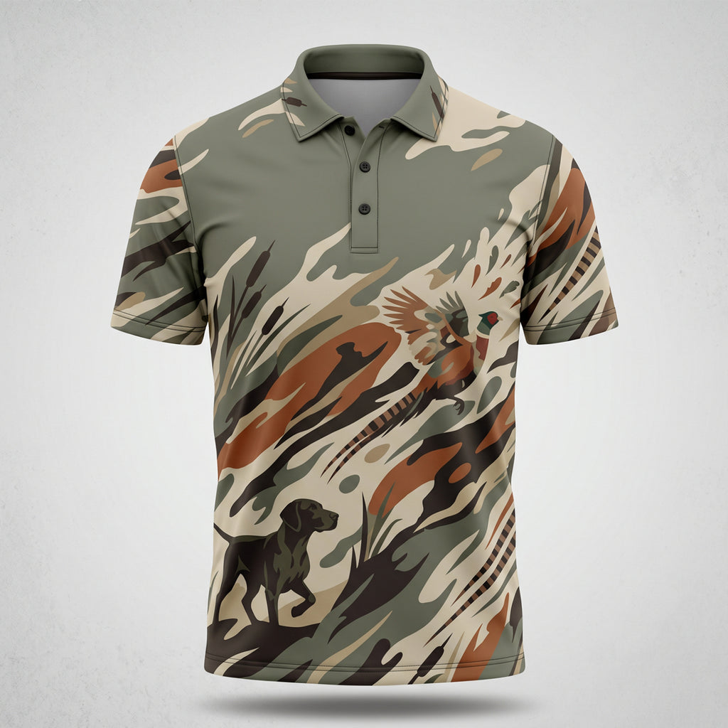 Upland Pheasant Hunting - Polo Shirt PHPL1022