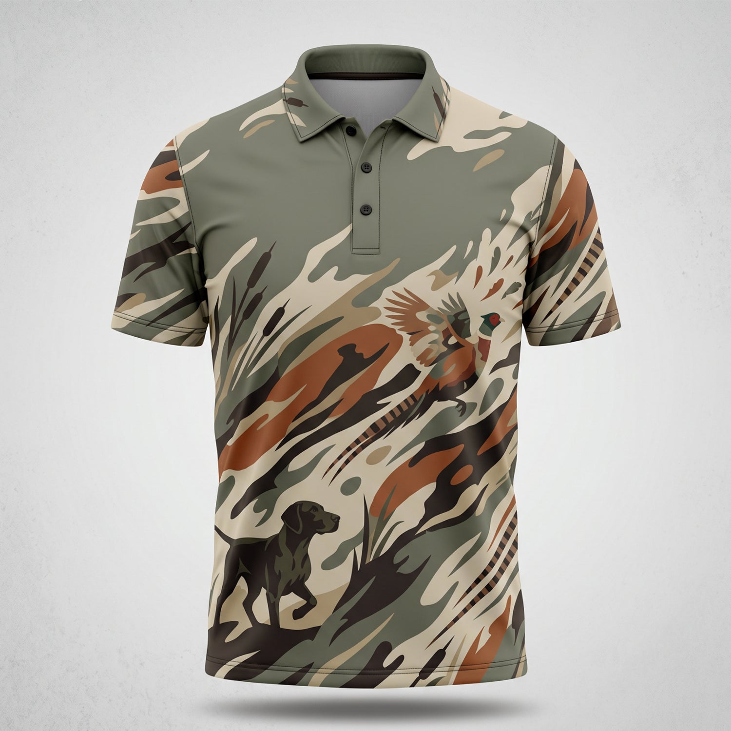 Upland Pheasant Hunting - Polo Shirt PHPL1022