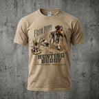 Upland Pheasant Hunting - Outdoor Cotton T-Shirt PHCT1047