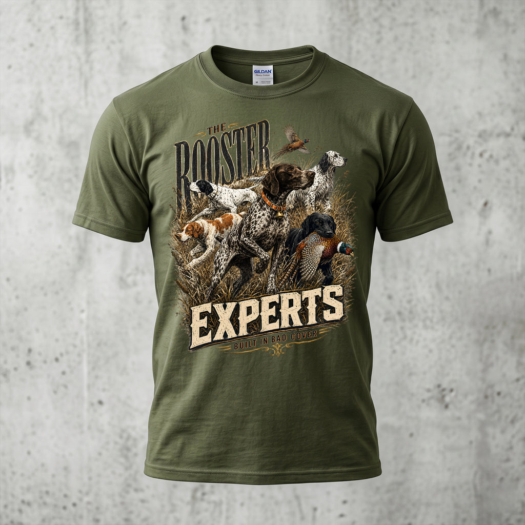 Upland Pheasant Hunting - Outdoor Cotton T-Shirt PHCT1049