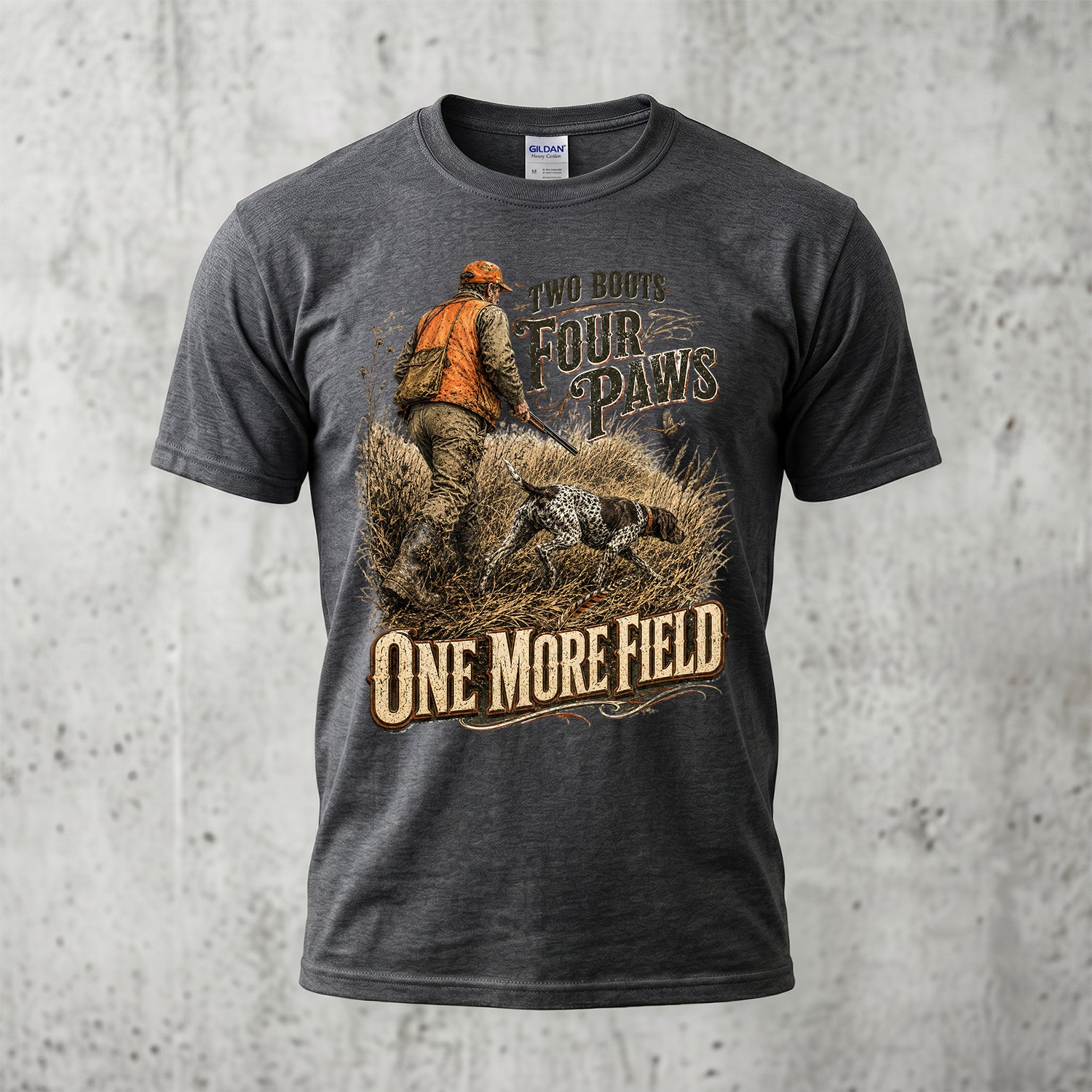 Upland Pheasant Hunting - Outdoor Cotton T-Shirt PHCT1028