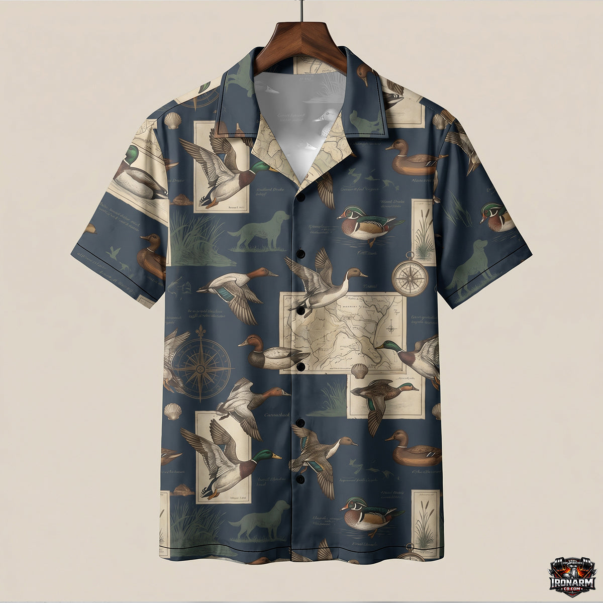Mallard Paradise Collection - Hawaiian Shirt MPHS1006