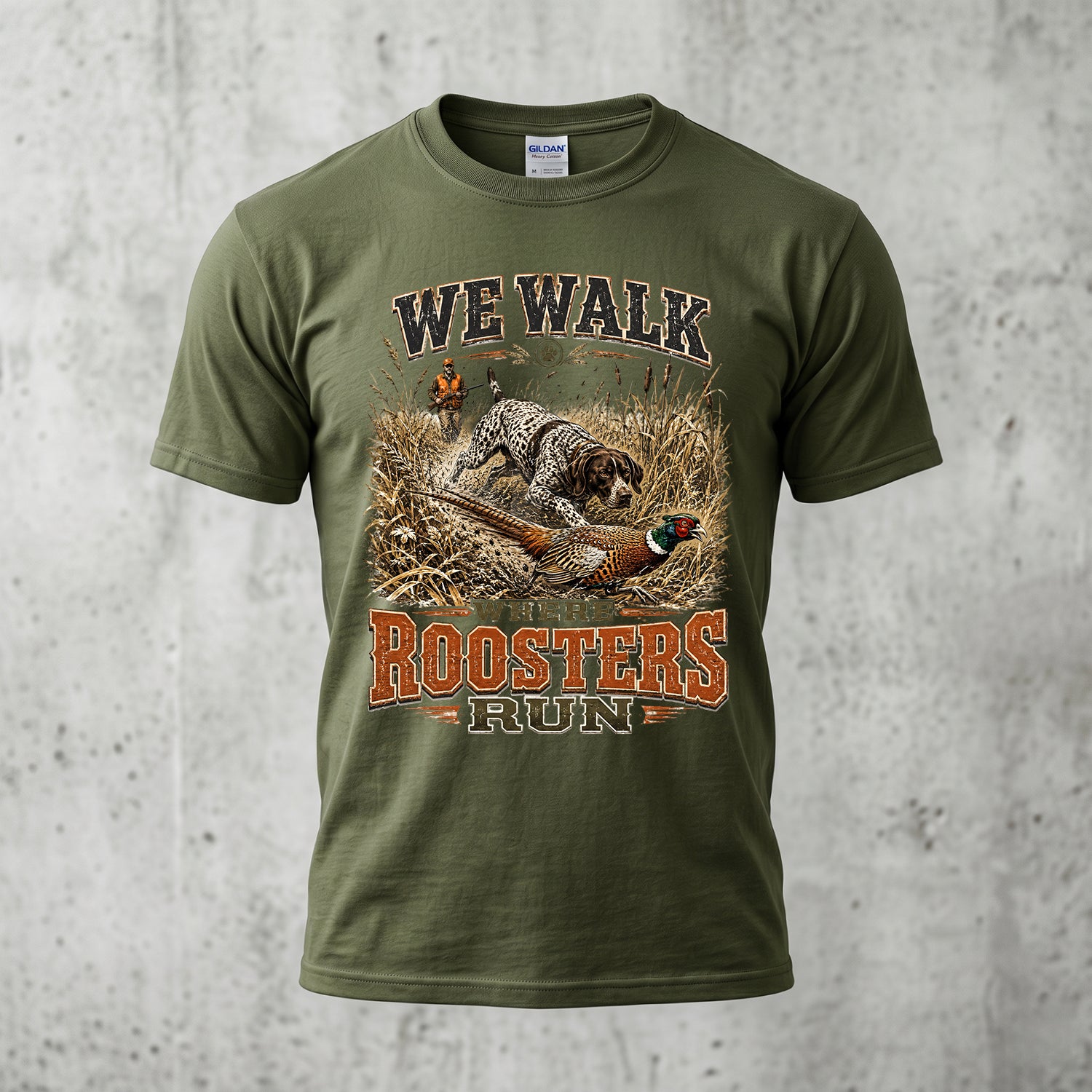Upland Pheasant Hunting - Outdoor Cotton T-Shirt PHCT1029