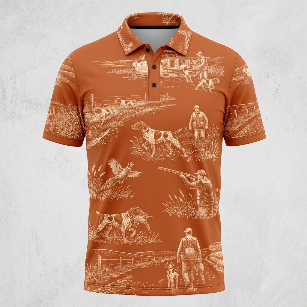 Upland Pheasant Hunting - Polo Shirt PHPL1019