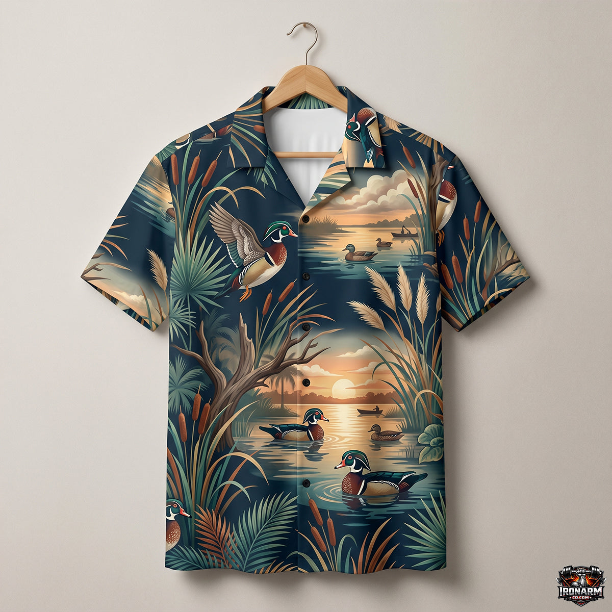 Mallard Paradise Collection - Hawaiian Shirt MPHS1008
