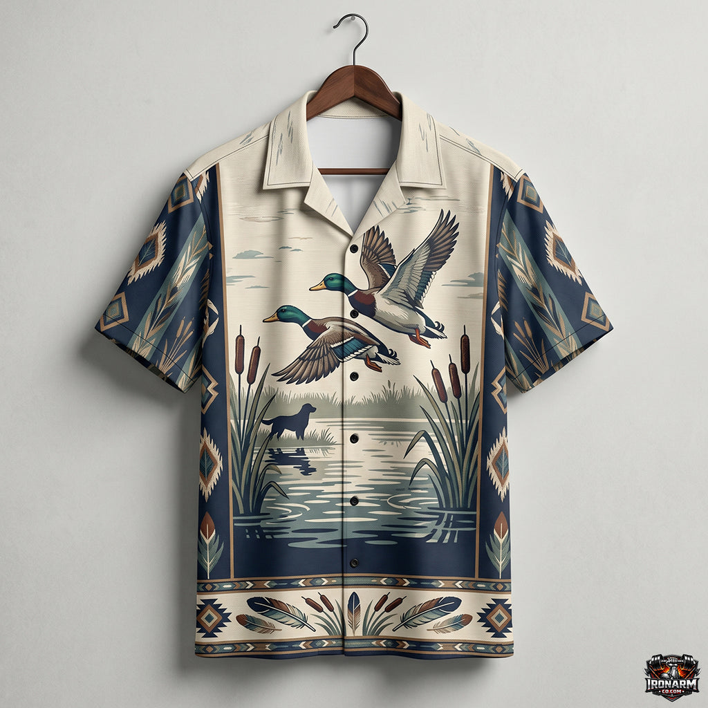 Mallard Paradise Collection - Hawaiian Shirt MPHS1013