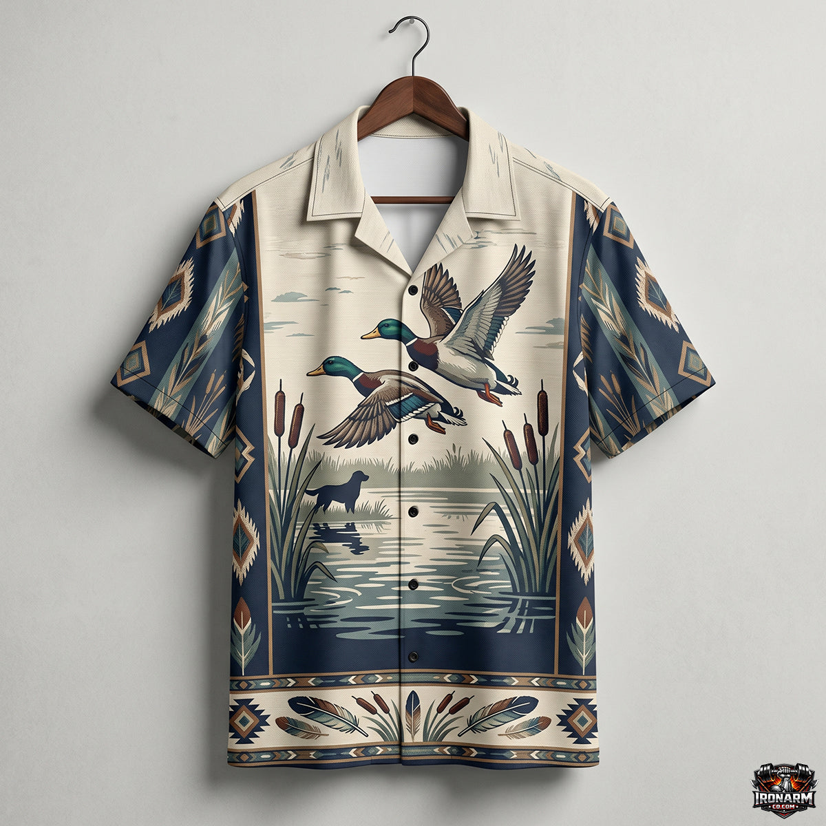 Mallard Paradise Collection - Hawaiian Shirt MPHS1013