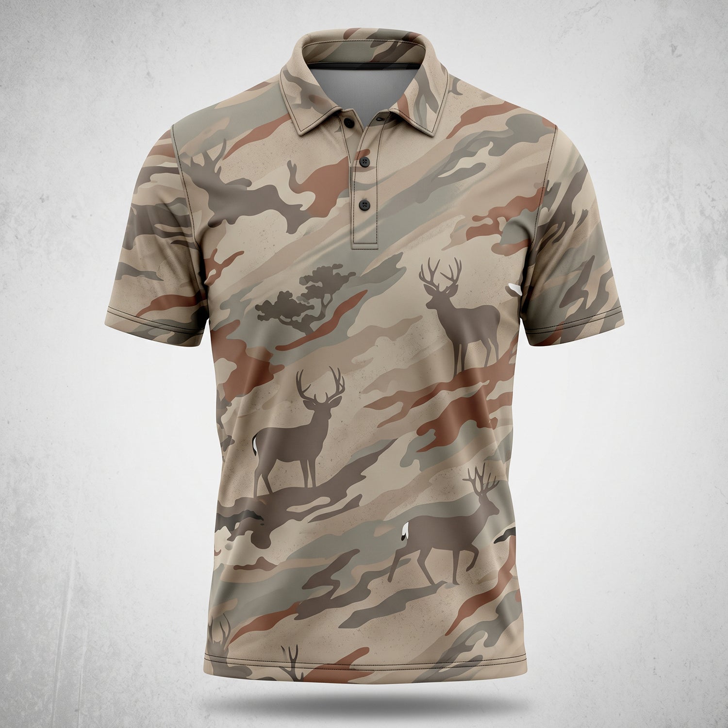 Mule Deer Hunting - Polo Shirt MDHPL1003
