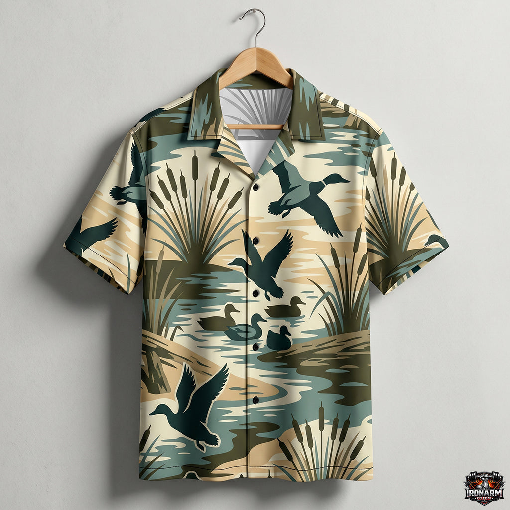 Mallard Paradise Collection - Hawaiian Shirt MPHS1001