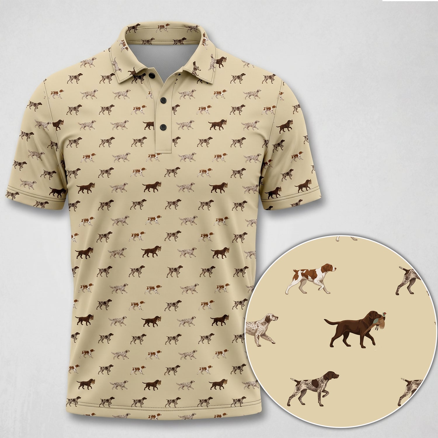 Upland Pheasant Hunting - Polo Shirt PHPL1014