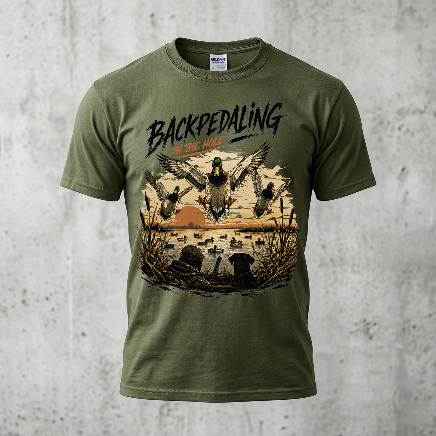 Duck Hunting - Outdoor Cotton T-Shirt DUCT1009