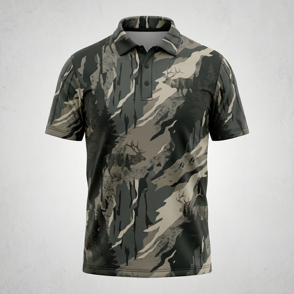 Elk Hunting - Polo Shirt EHPL1015