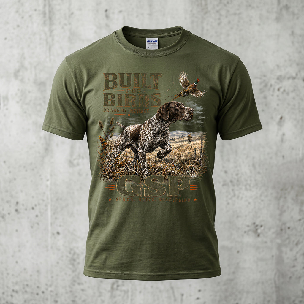 Upland Pheasant Hunting - Outdoor Cotton T-Shirt PHCT1046