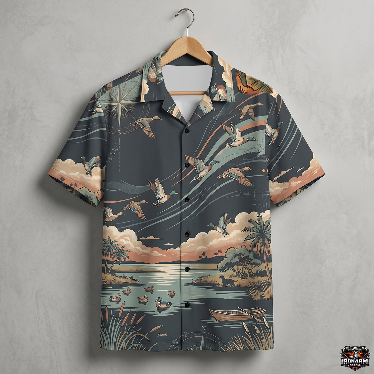 Mallard Paradise Collection - Hawaiian Shirt MPHS1010