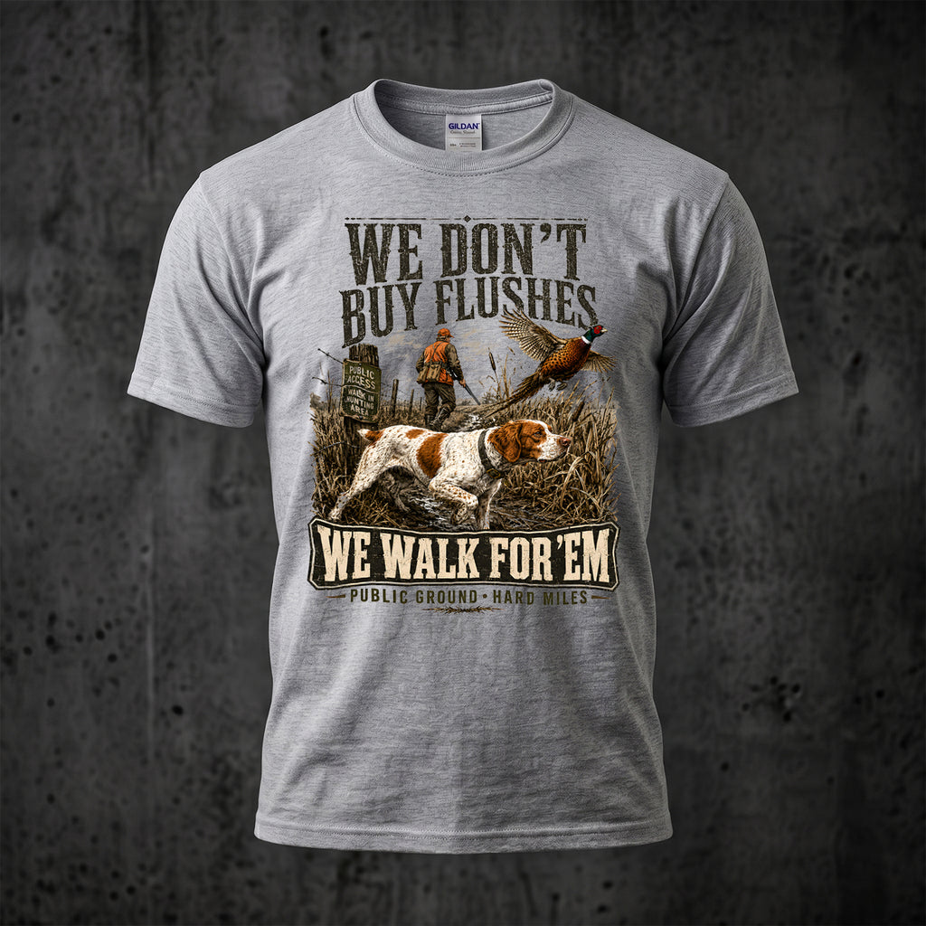 Upland Pheasant Hunting - Outdoor Cotton T-Shirt PHCT1050