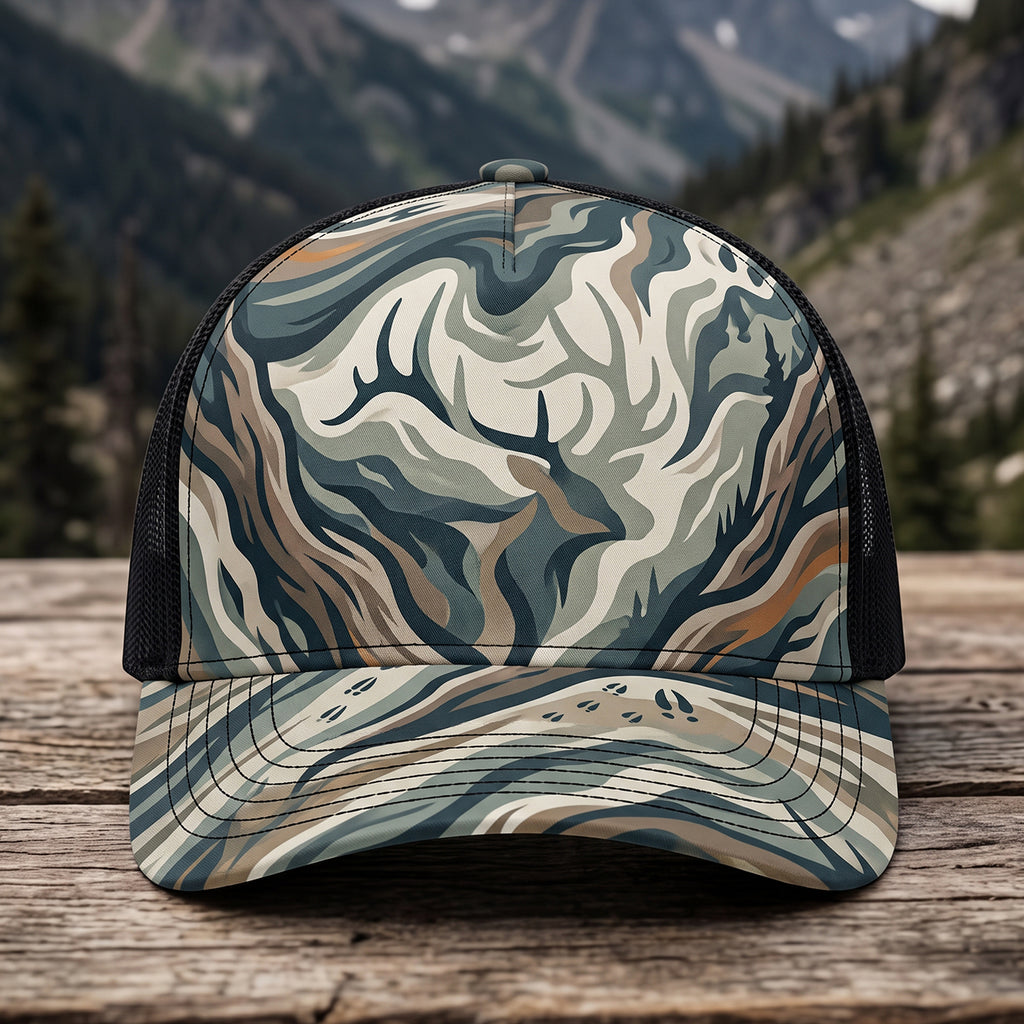 Elk Hunting - Outdoor Mesh Cap EHMC1005