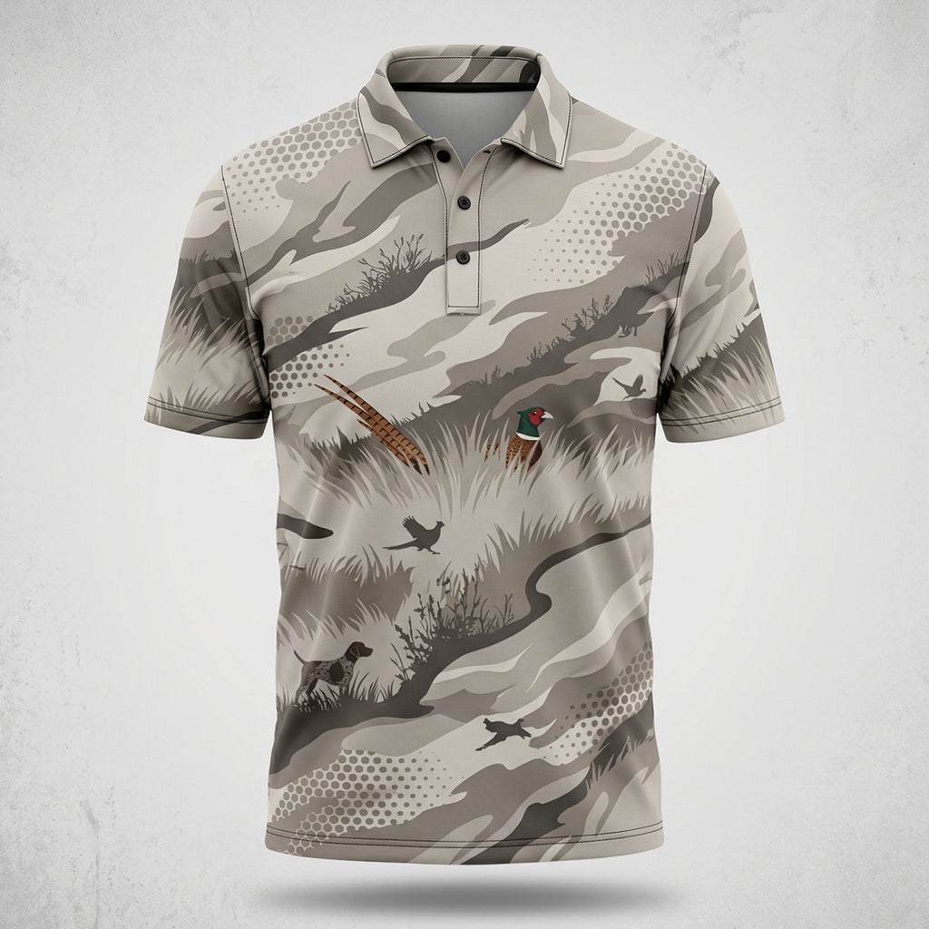 Upland Pheasant Hunting - Polo Shirt PHPL1009