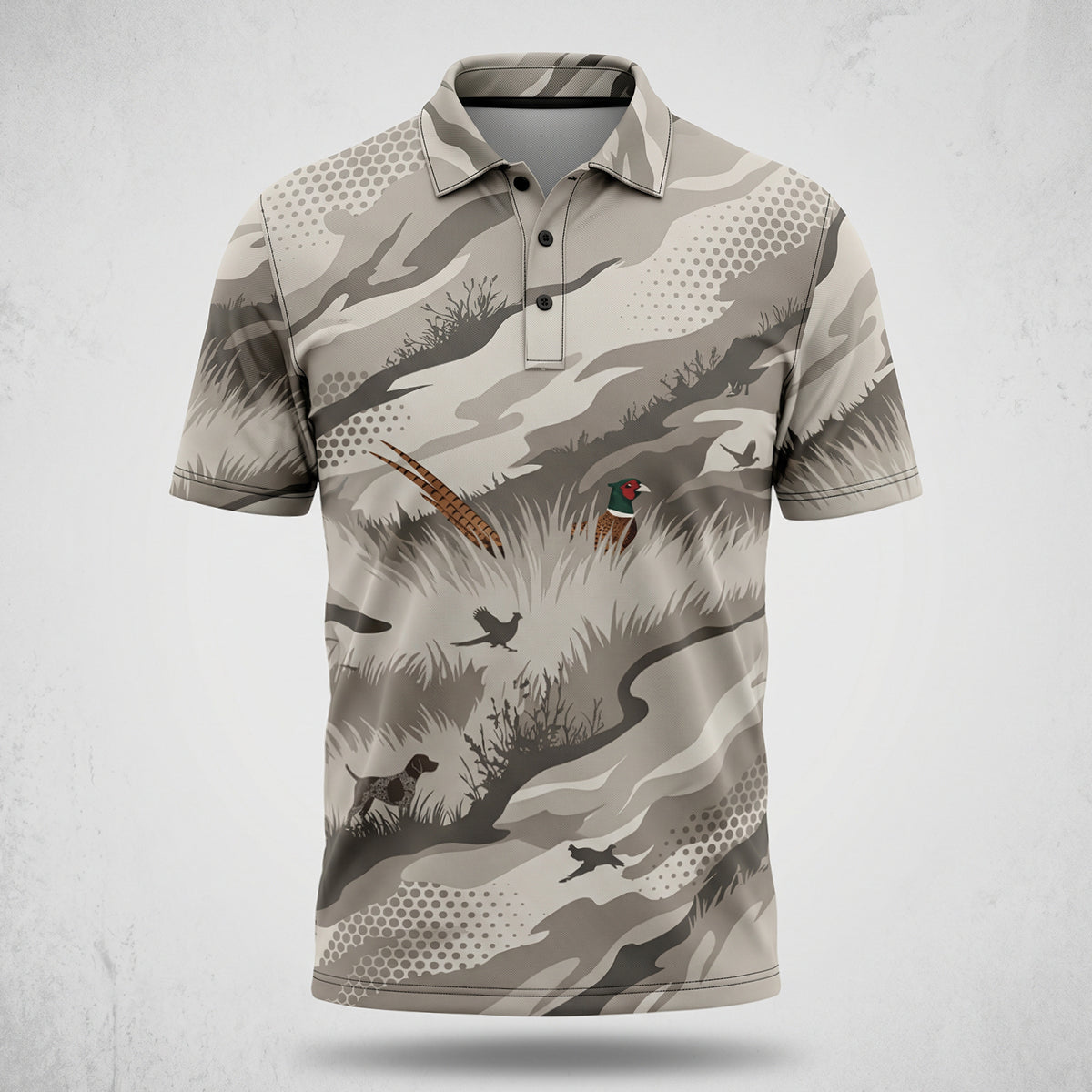Upland Pheasant Hunting - Polo Shirt PHPL1009