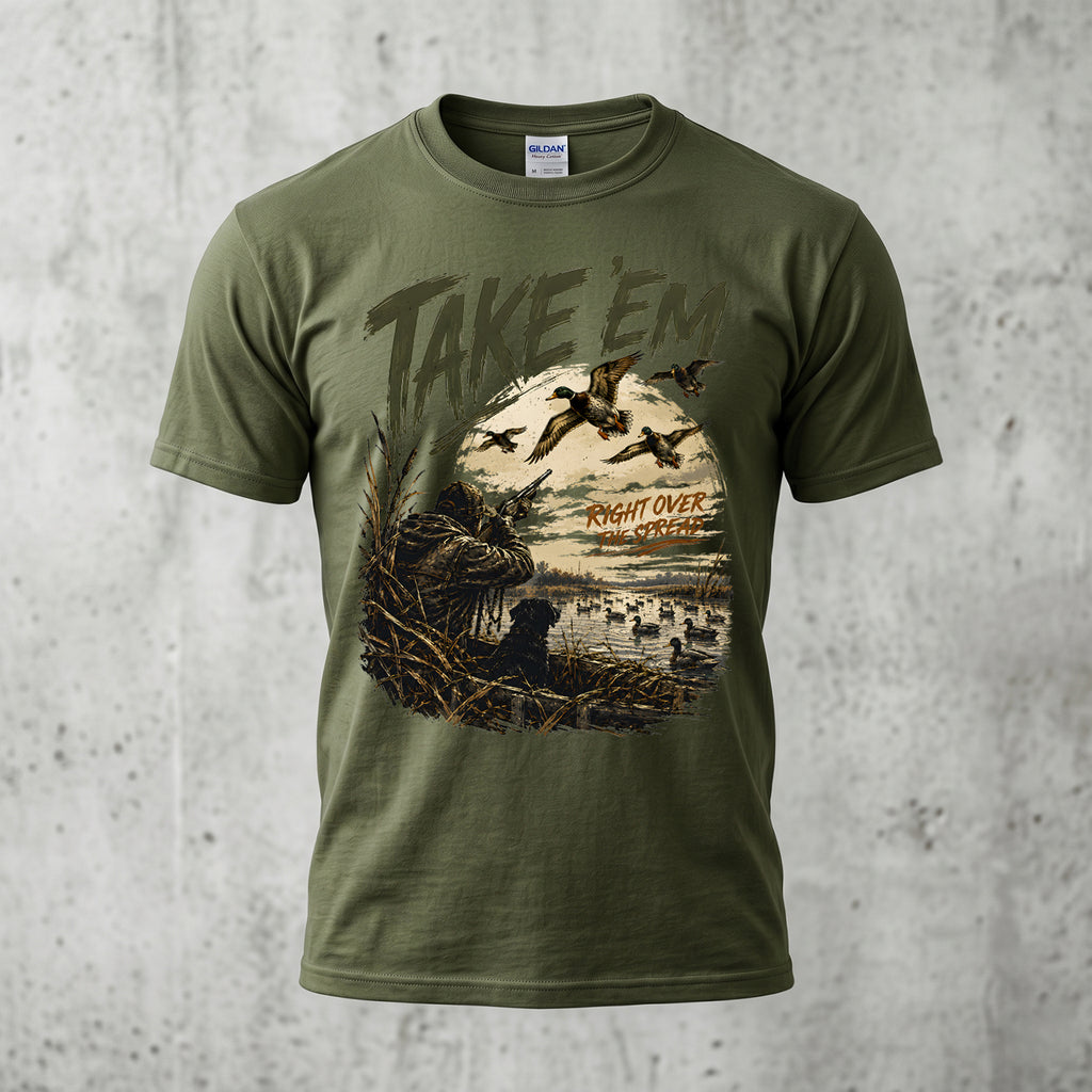 Duck Hunting - Outdoor Cotton T-Shirt DUCT1010