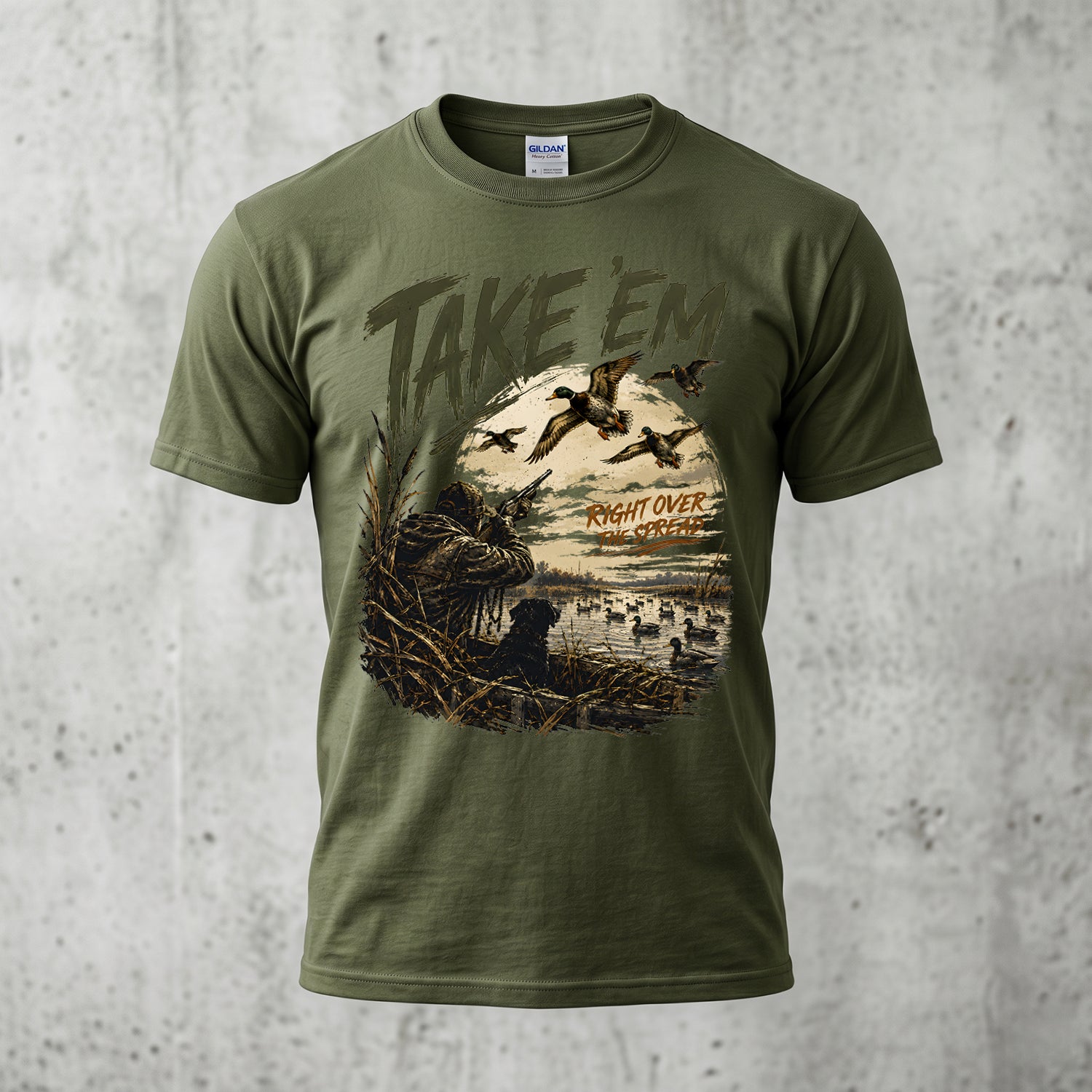 Duck Hunting - Outdoor Cotton T-Shirt DUCT1010