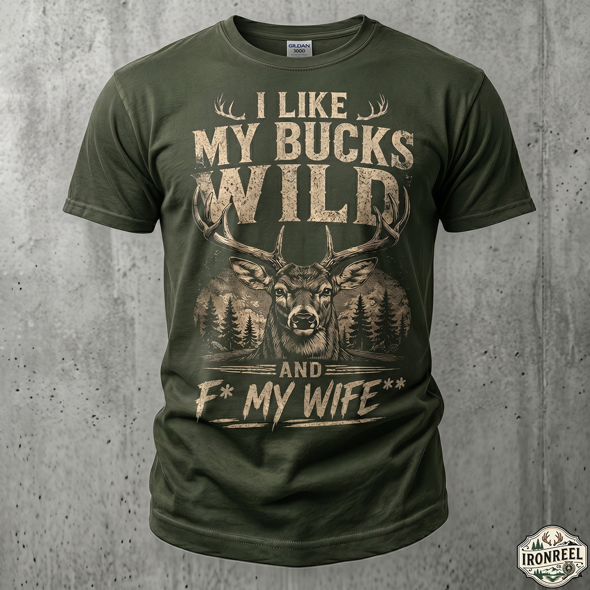 Deer Hunting - Cotton Hunting T-Shirt DGC-1001