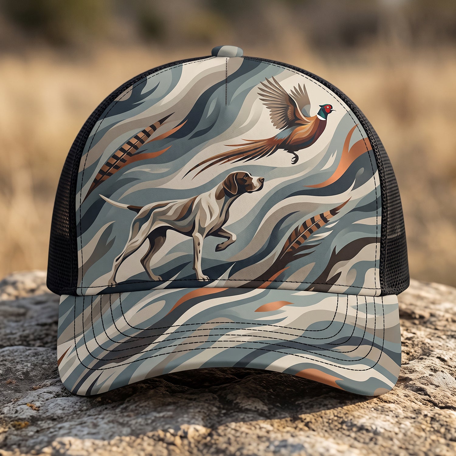 Upland Pheasant Hunting - Mesh Cap UPHMC1008