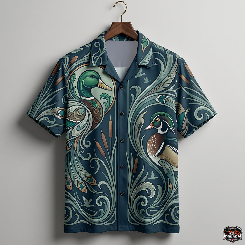 Mallard Paradise Collection - Hawaiian Shirt MPHS1011
